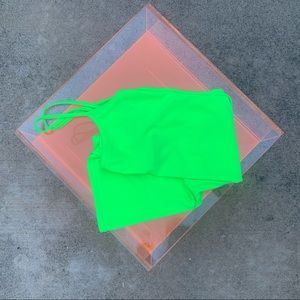 Lime Green Tank Dress